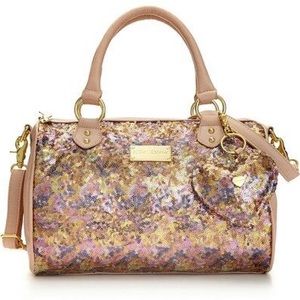 Betsey Johnson || “Fairy Dust” Sequin Satchel Bag